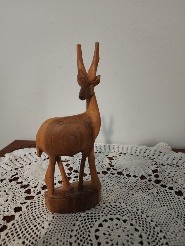 Wooden antelope