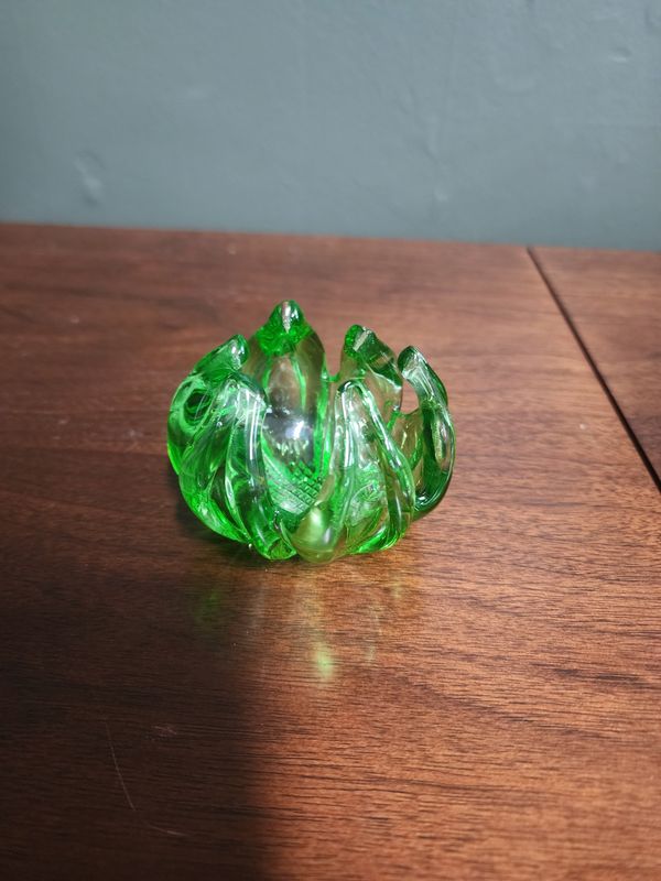 Green Glass bowl