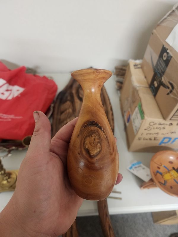 Wooden Vase