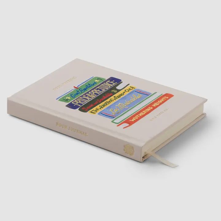 Book Club Embroidered Book Journal