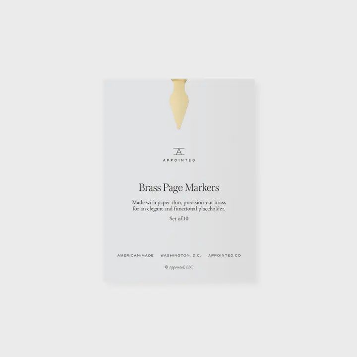 Brass Page Markers