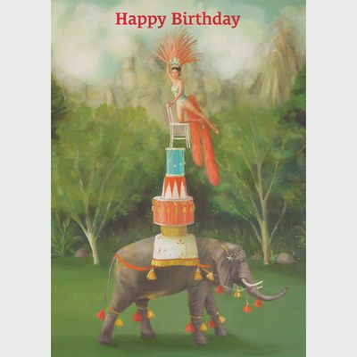 Balancing Act Greeting Card