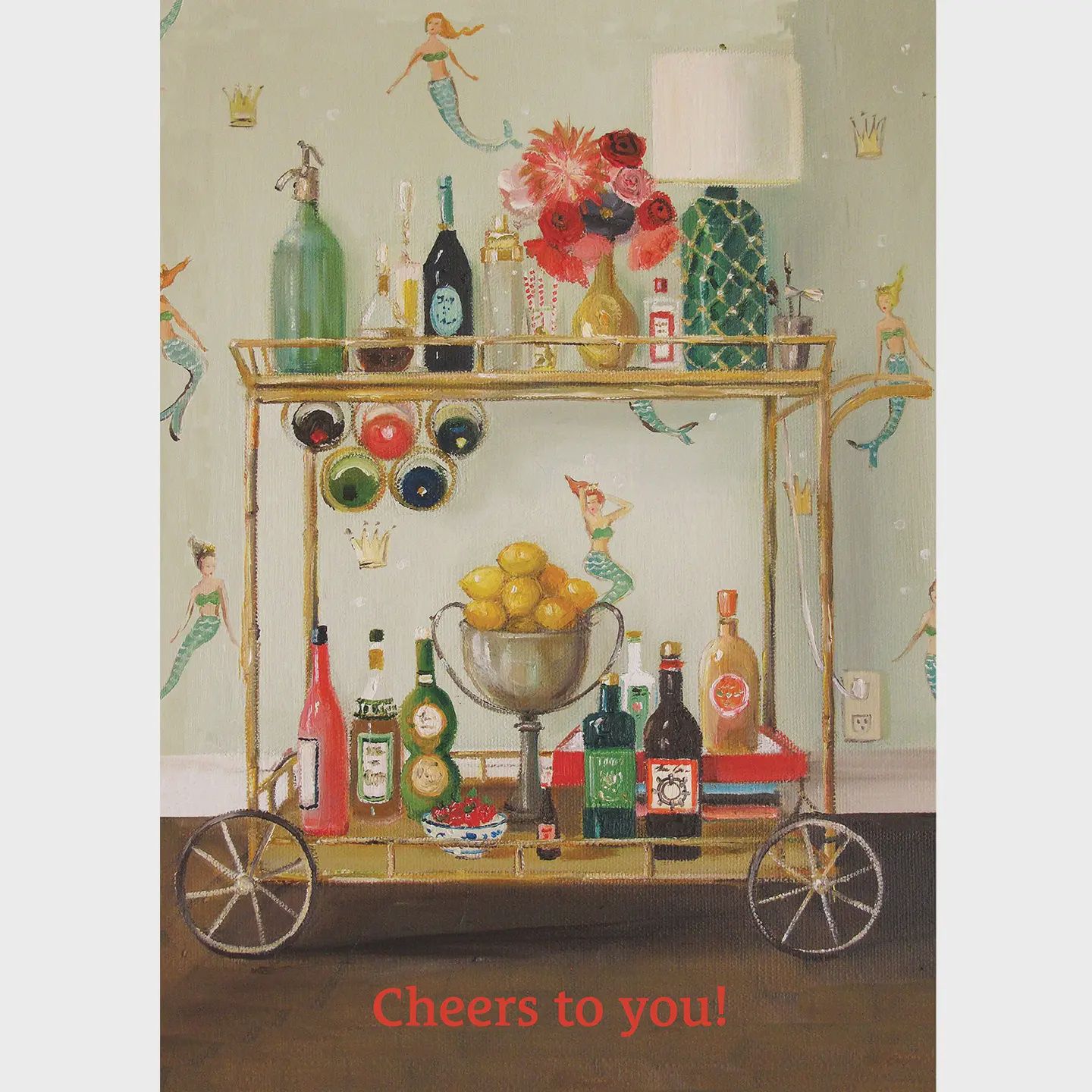 Bar Maids Greeting Card