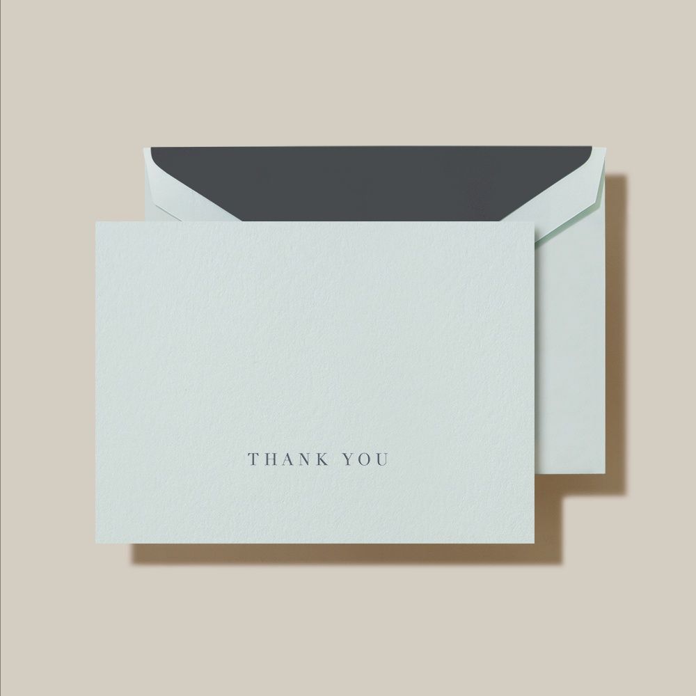 Beach Glass Thank You Note