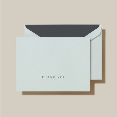 Beach Glass Thank You Note