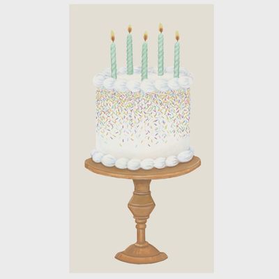Birthday Cake Guest Towels