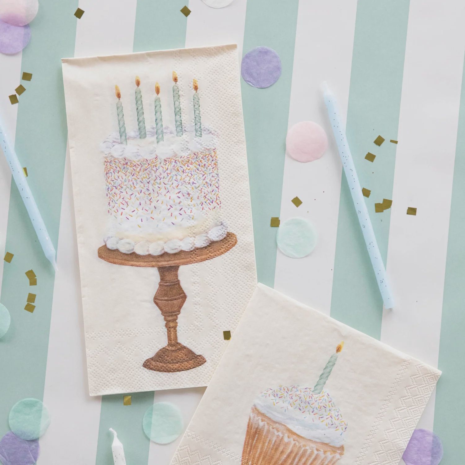 Birthday Cake Guest Towels