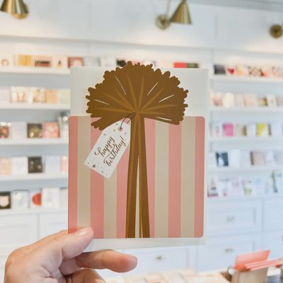 Birthday Gift Die Cut Greeting Card