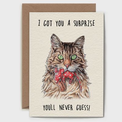 Birthday Surprise Greeting Card