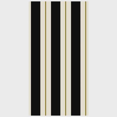 Black &amp; Gold Guest Towel