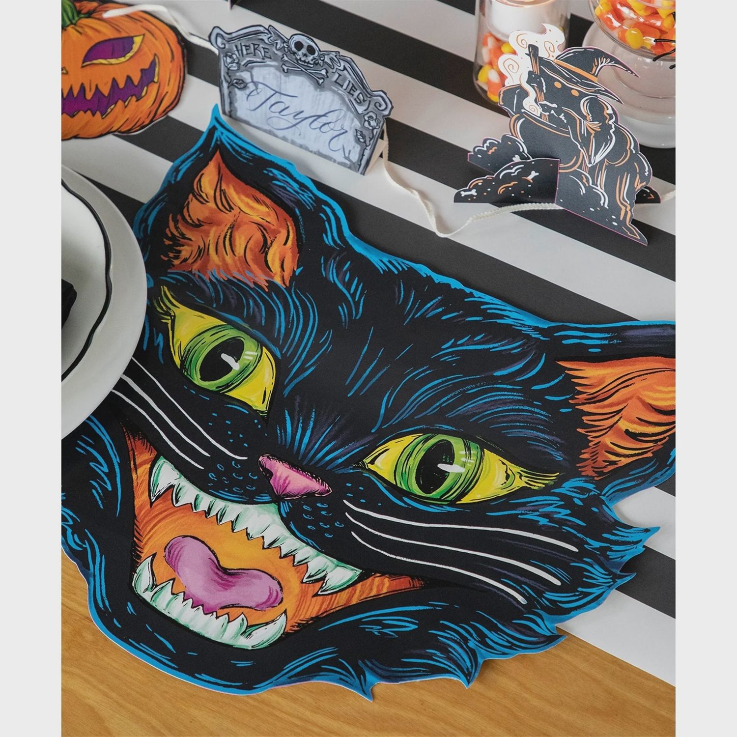 Black Cat Placemat Papers