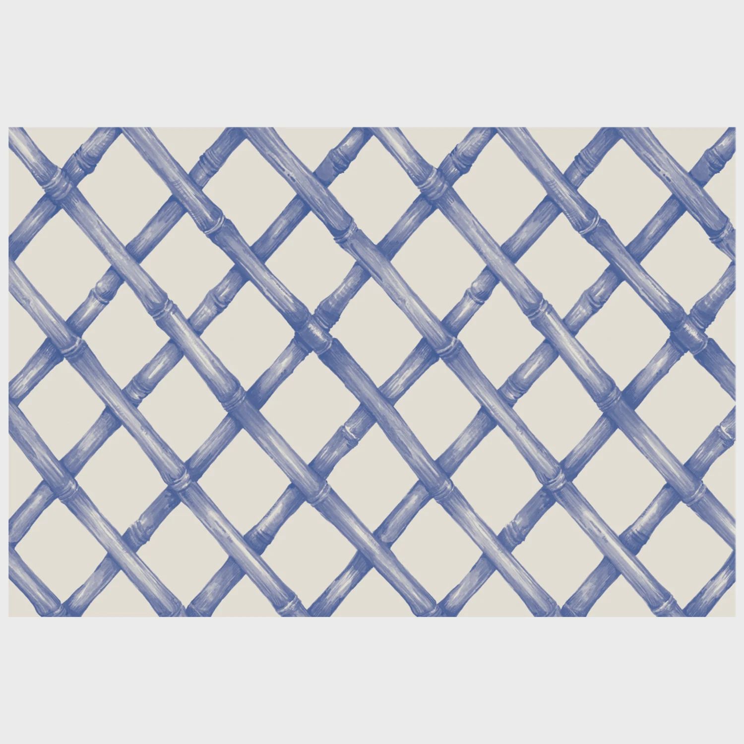 Blue Lattice Placemat Pad