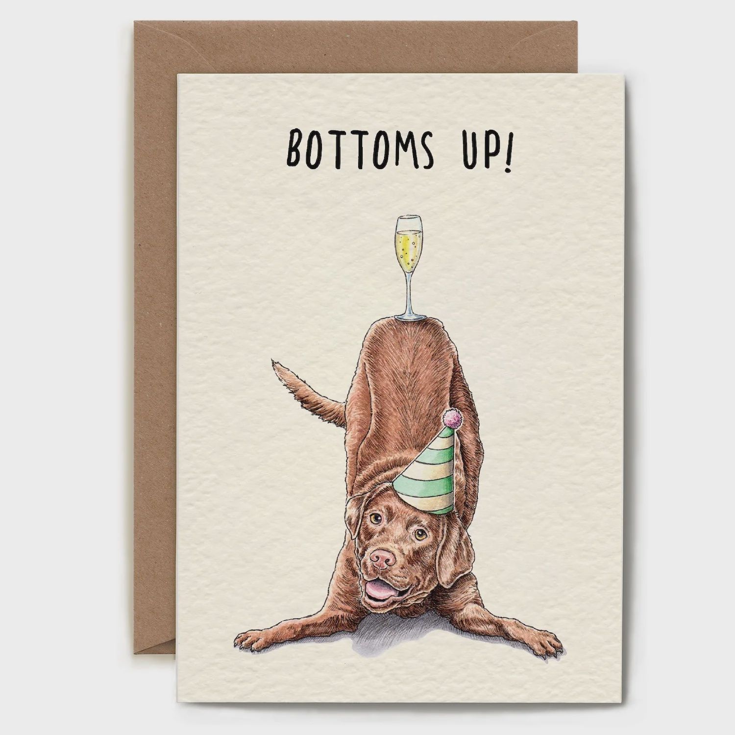 Bottoms Up Greeting Card