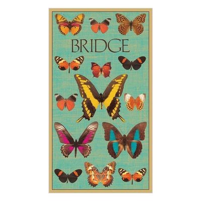 Bridge Score Pad - Butterflies