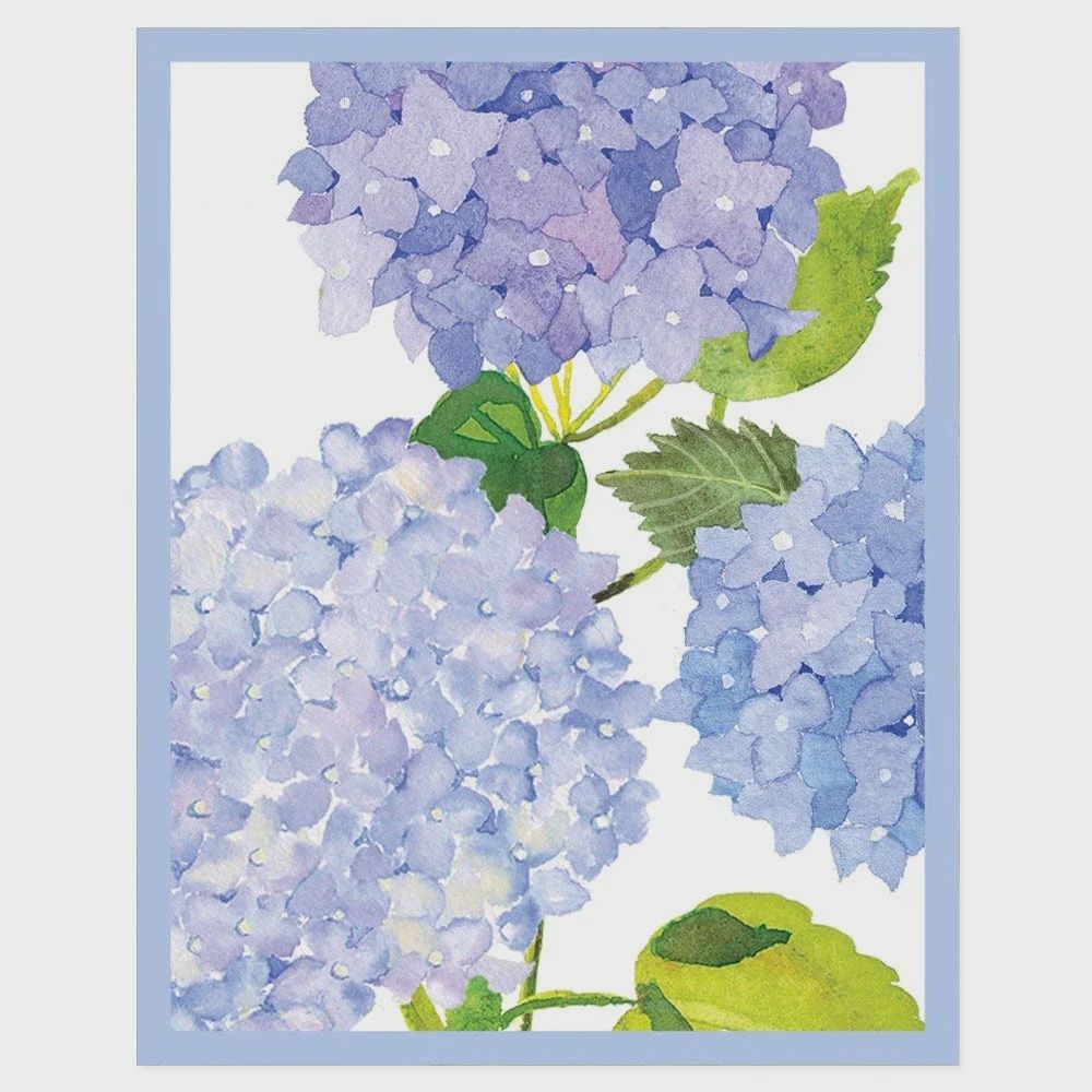 Bridge tallies Hydrangea and Porcelain