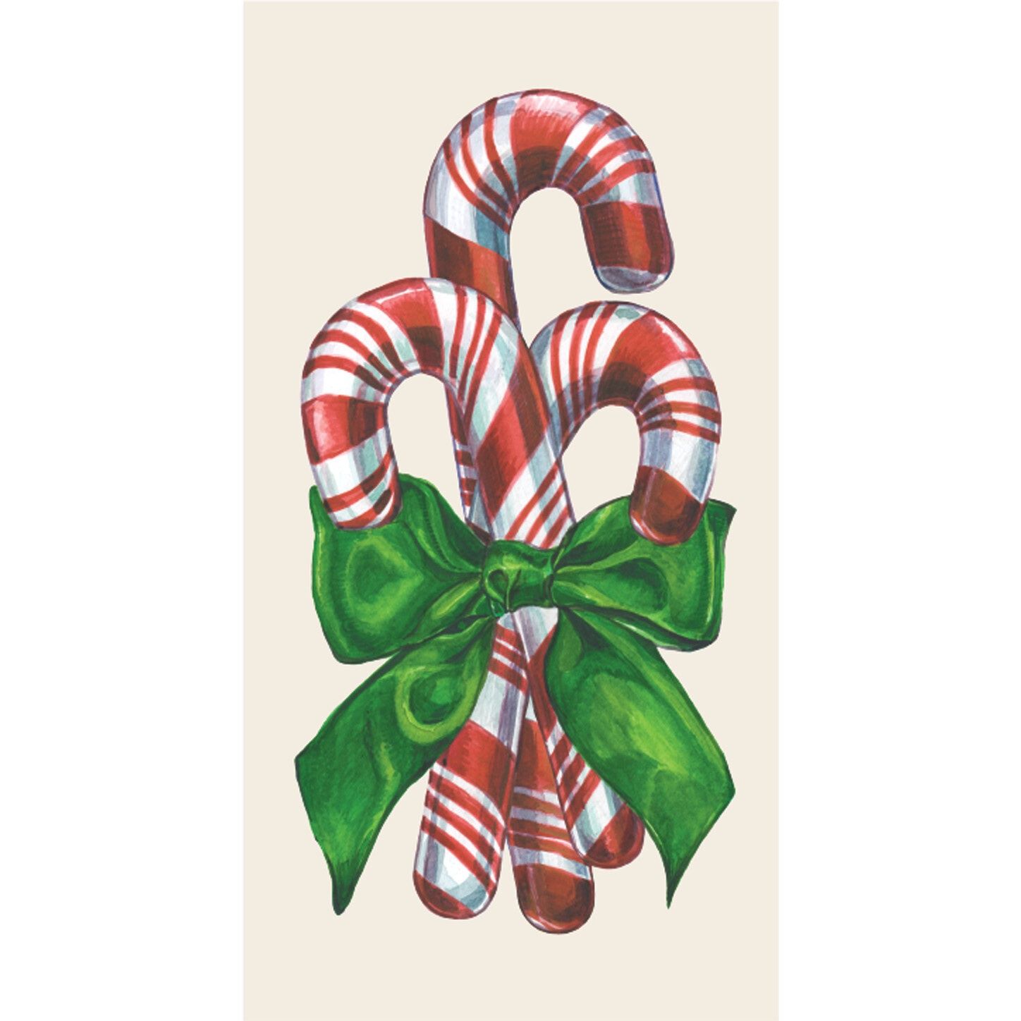 Candy Cane Guest Towels