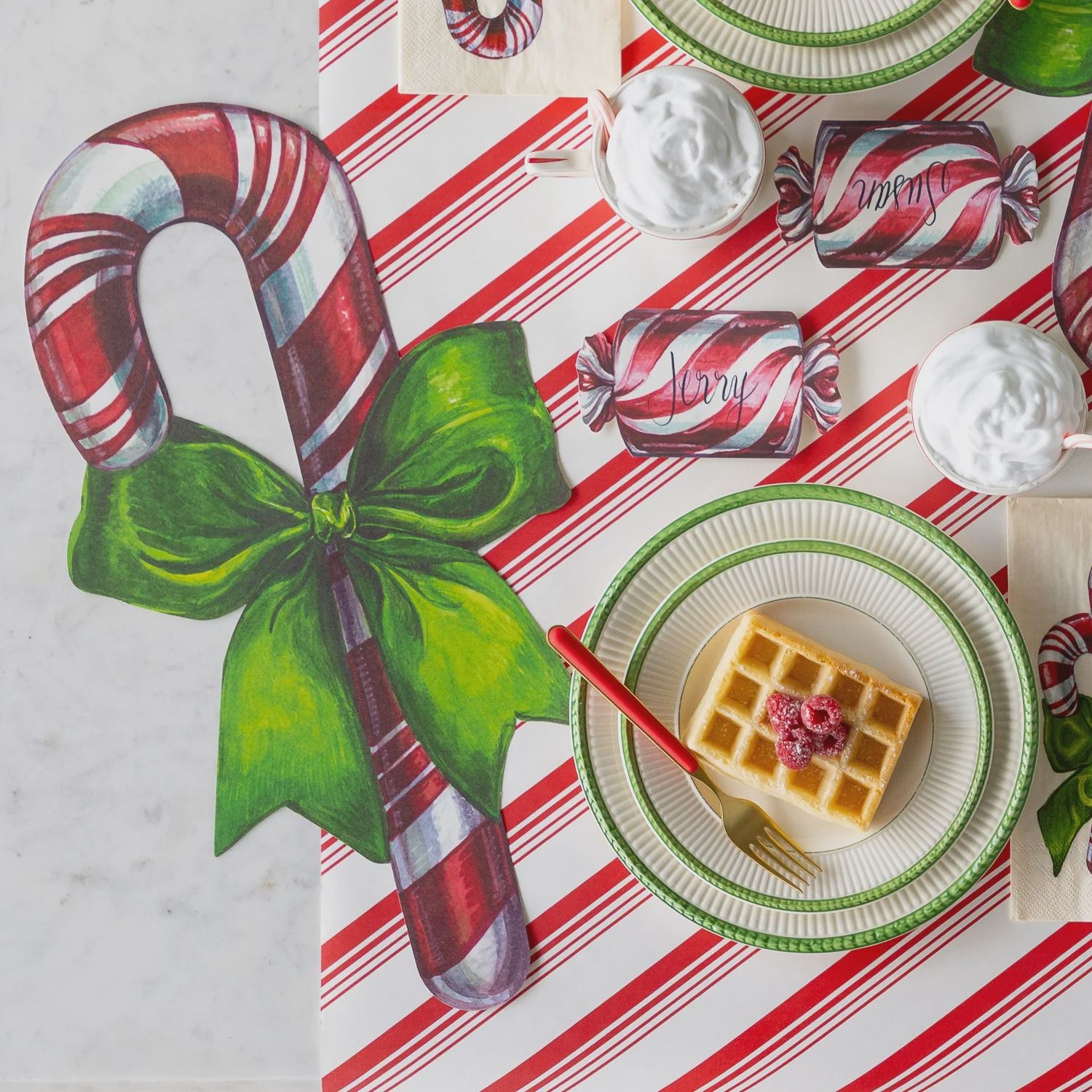 Candy Cane Placemats