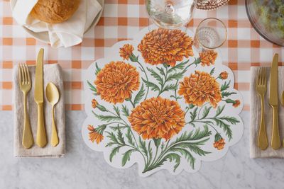 Die-cut Marigold Bouquet Placemat