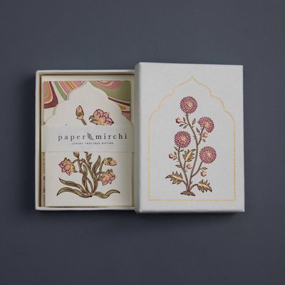 Boxed Artisan Notecard Set - Sandook Quartz