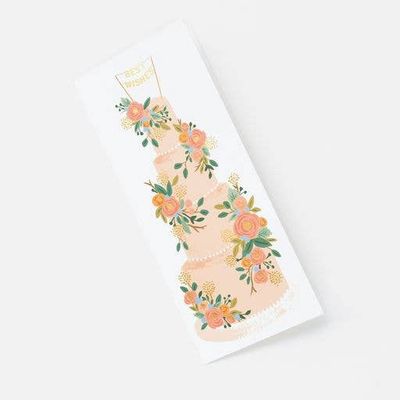 Tall Wedding Cake No. 10 Card