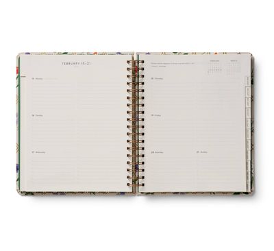 2027 Garden Study 17-Month Academic Hardcover Spiral Planner