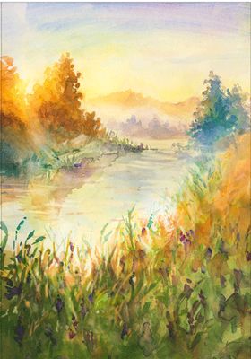 Sunrise Landscape Sympathy