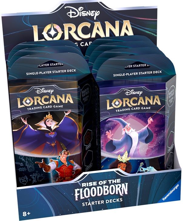 Disney Lorcana TCG Rise of the Floodborn Starter Deck Display