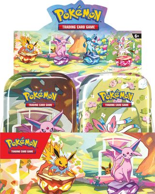 Pokemon TCG - Scarlet &amp; Violet Prismatic Evolutions: Mini Tin Display