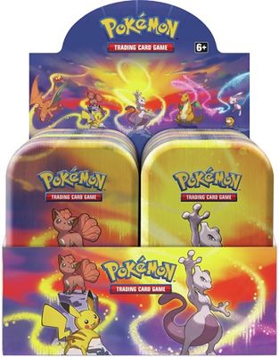 Pokemon TCG - Mini Tins Kanto Power Display