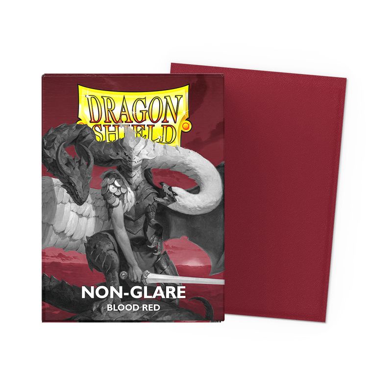 Sleeves - 63x88mm - Dragon Shield - 100/pk - Non-Glare - Blood Red