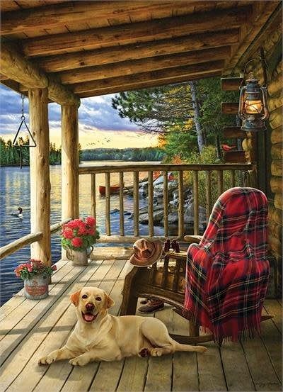1000 pcs - Cabin Porch