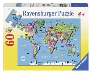 60 pcs - World Map