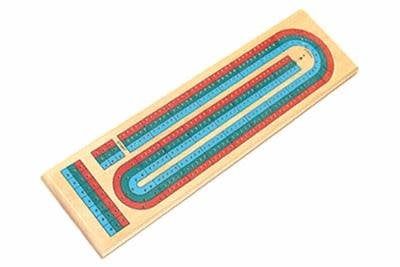 Cribbage Board Wood 3 Track