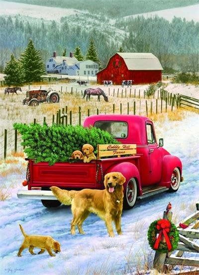 1000 pcs - Christmas on the Farm