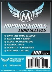 Sleeves - 59x92mm Mayday - 100/pk (Standard European)