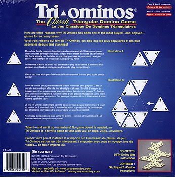 Triominos The Classic Triangular Domino Game