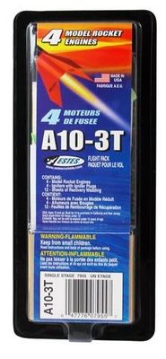 Estes Model Rocket Engine 3/pk (A10-3T)