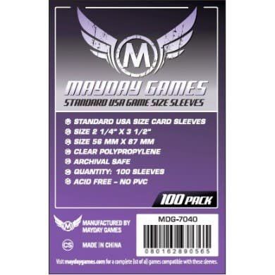 Sleeves - 56x87mm Mayday - 100/pk (Standard American)