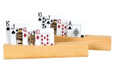 2 Pack 11&quot; Wooden Card Holders