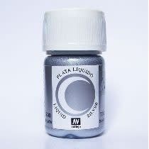 Vallejo Alcohol Based Paint Liquid Silver 17mL