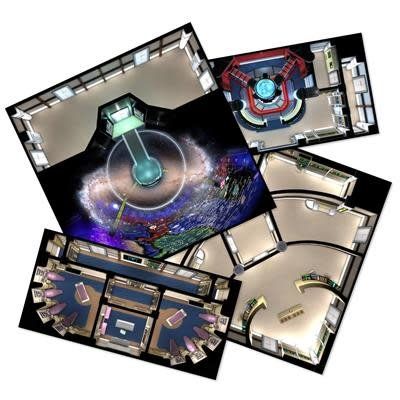 Star Trek Adventures RPG The Next Generation Starfleet Deck Map Tiles