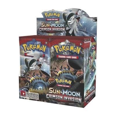 *LIMIT 1 PER HOUSEHOLD* Pokemon TCG - Sun &amp; Moon: Crimson Invasion Booster Box