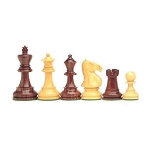 Chess Pieces - English Staunton Natural Rosewood/Kari Wood (3.5&quot; King)