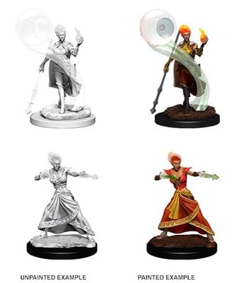 Nolzur's Marvelous Miniatures: Fire Genasi Wizard