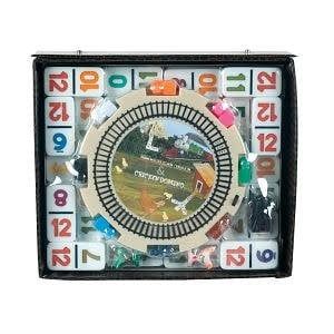 Mexican Train &amp; Chicken Dominoes Double 12 Numbered Game Set