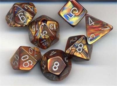 7-Piece RPG Dice Set: Lustrous -