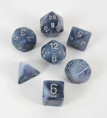 7-Piece RPG Dice Set: Phantom (Assorted Colours)