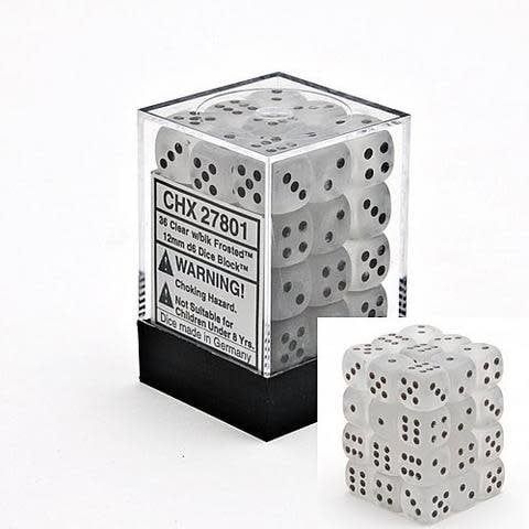 36d6 Dice Block (12mm): Frosted -