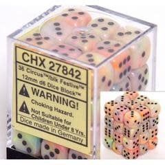 36d6 Dice Block (12mm): Festive (Assorted Colours)