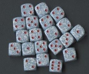 36d6 Dice Block (12mm): Speckled (Assorted Colours)